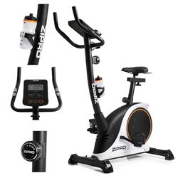 Zipro Nitro Adult Magnetic Fitness Bike Exercise Bike up to 150 kg, Black, One Size,standard size