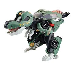 VTech Switch & Go Dinos Thrash the T-Rex, Interactive Preschool Dino Toy, 2-In-1 Educational Toy for Children with Sound Effects, Vehicle Toys, Dinosaur Toys for Kids 3, 4, 5+ Years, English Version