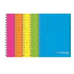 School Equipment Brand Orna Model CF5 QUADERNO SPIRALATE Fluo A4 5MM