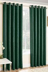 Enhanced Living Vogue Green - Cortinas térmicas con Ojales y reducción de Ruido para Dormitorio y Sala de Estar, 168 x 137 cm, Color Verde