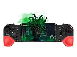 topp Gaming Controller per Smartphone Medusa con autonomia Fino a 8 Ore e Tasti Regolabili Individualmente, iOS, Android, Supporto Windows, Rosso/Nero