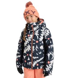 Roxy Free Jet - Giacca da neve, da ragazza, taglia 16, colore: Nero