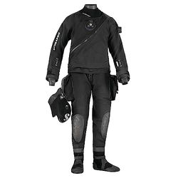 Scubapro EVERTECH Dry Respirant H. -L Kit de détendeur pour plongée en Eau Froide Unisex-Adult, Black, L