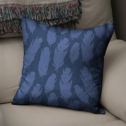 BonaMaison Fundas para Cojínes, Azul Funda de Almohada Elegante y Suave para Decorativa Moderna Decoración del Hogar Habitación, 50x50 Cm - Diseñado y Fabricado en Turquía