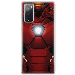 Funda para teléfono móvil de ERT GROUP para Samsung S20 FE / S20 FE 5G Original y con Licencia Oficial de Marvel con diseño Iron Man 020 Adaptada a la Forma del teléfono móvil, Funda Hecha de TPU