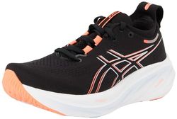 ASICS Herr Gel-Nimbus 26 sneakers, Svart äkta röd, 44.5 EU