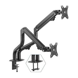 Glowster Supporto per Monitor a Pinza, Compatibile con schermi da 17" a 32", Ideale per Risparmiare Spazio e Migliorare l'ergonomia.