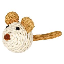 Trixie - Mouse in Corda con sonaglio, 5 cm, Confezione da 4