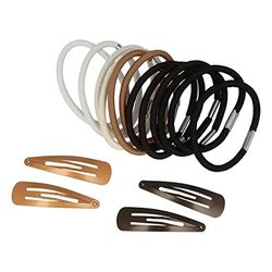 BigBuy S0582894 Gomas de Pelo Inca, 16 Pcs