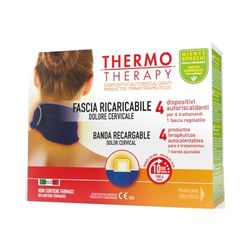 Thermo Therapy Verstelbare hoofdband voor nekpijn met 4 zelfverwarmende apparaten