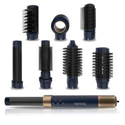 Cecotec - Brosse Soufflante CeramicCare AirGlam Blue 1400W, Technologie Coanda, 3 Vitesses, 3 Températures, Contrôle Intelligent de la Chaleur, 110000rpm