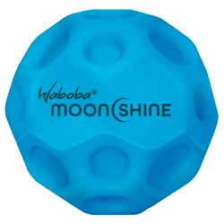 Waboba Ball, Moonshine Luminosa, Iper rimbalzante Che Si Illumina al Buio, Palla da Terra Extra rimbalzo-Bianca-60 x 60 x 60 mm, Chiaro di Luna Unisex Adulto, One Color, One Size
