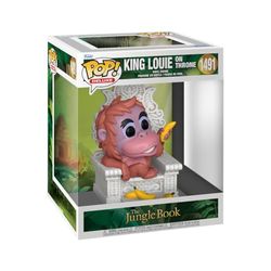 Funko POP! Deluxe: TJB - Król Louie na tronie - Księga dżungli - kolekcjonerska figurka winylowa - pomysł na prezent - oficjalny towar - zabawki dla dzieci i dorosłych - fani filmów