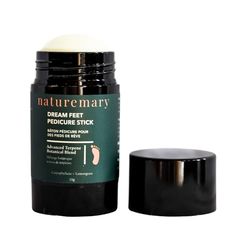 Naturemary Dream Feet Pedicure Stick - närande fot balm - med nötkött, citrongräs, babassu fröolja och mangofrösmör - 35 g