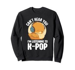 No puedo oírte, estoy escuchando Kpop Merchandise Duck K-Pop Sudadera