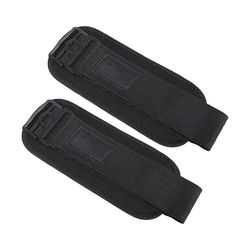 Endless Premium verstelbare enkelbandjes met dubbele stiksels, zwart, verstelbaar, voor kabelmachine, gym, enkelmanchet, weerstandsbanden, kickbacks, glute workout en lagere lichaamsoefeningen