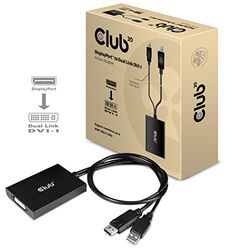 CLUB 3D CAC-1010 DISPLAYPORT/USB DVI-I DAUL LINK NEGRO, BLANCO