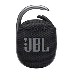 JBL CLIP 4 Speaker Bluetooth Portatile, Cassa Altoparlante Wireless con Moschettone Integrato, Design Compatto, Resistente ad Acqua e Polvere IPX67, fino a 10 h di Autonomia, USB, Nero