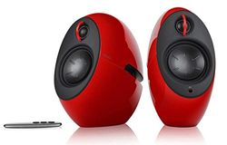 Edifier E25HD Luna Eclipse - Altoparlanti Bluetooth 4.0 con telecomando, colore: Rosso