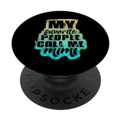Favorito La gente Me llama Mimi Abuela Vintage Abuela PopSockets PopGrip Adhesivo