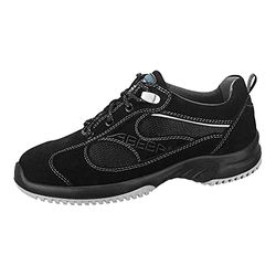 Abeba Uni6 - Zapatilla Deportiva (Piel Vuelta), Color Negro Negro Negro Talla:44