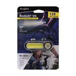 Nite Ize radiante 125 Ricaricabile della Luce, Unisex, R125RBA-02-R7, White Light, N/A