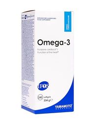 YAMAMOTO NUTRITION RESEARCH Omega-3 IFOS 240 Softgels, Integratore Alimentare a base di Olio di Pesce Concentrato con Acidi Grassi Omega 3, Supporta Cuore, Mente e Vista