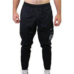 Nike Essential WR Wvn Gx - Pantaloni da Uomo, Uomo, Pantaloni da Uomo, CU5680, Nero/Argento Lucido, XL