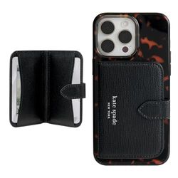 Kate Spade New York Morgan - Portafoglio/porta carte di credito magnetico, compatibile con telefoni e custodie MagSafe, colore: nero notte