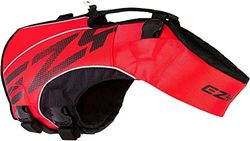 EZYDOG X2 boost-flytväst, båtliv, hundvänlig, padelboard, överlägsen flytkraft, räddningshandtag, flytväst (storlek M, röd)