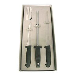 Marietti Norcinando 1041NP"Lot de 4 ustensiles de cuisine pratiques Scatola Litografata Noir