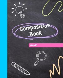 Composition Book: Primary Wide Ruled Composition Book with Art Box: Primary Wide Ruled Composition Book / Notebook / Journal