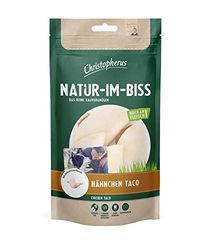 Christopherus Kauwsticks voor honden, kip Taco, warme lucht gedroogd, natuur-im-Biss, 65 g
