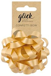 Glick Luxury Bow Metallic Gold, Perfect for the final touch to your Valentine, Birthday and Wrapping including Other Celebrations, Gift Bow, Gold