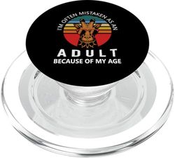 A menudo me confunden con un adulto debido a mi edad PopSockets PopGrip para MagSafe