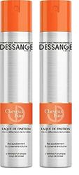DESSANGE - Laque De Finition - Micro-Réflecteurs De Lumière - Formule Enrichie En Pro-Vitamine B5 - Fixe Durablement & Conserve Le Volume - Cheveux Fins, Sans Volume - 300 ml (Lot de 2)