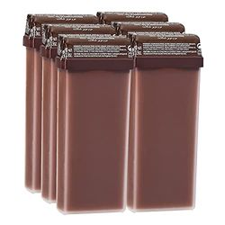 Beauty Image Chocolate Warm Wax Roll On - Pack of 6