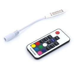 Driver compatto per strisce LED RGB con telecomando RF. Trasforma qualsiasi spazio in un luogo vivace e colorato. Installazione rapida, ideale per l'uso quotidiano senza problemi.