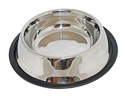 CHAPUIS SELLERIE SLA654 Ciotola per cani in acciaio inox con base antiscivolo - Contiene 20 cl