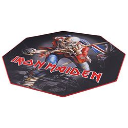 SUBSONIC Iron Maiden – antypoślizgowa mata podłogowa dla graczy i krzesła biurowego