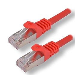 MCL SAMAR Cat 7 S/FTP LSZH Patch Cable - 1 m Red Marca