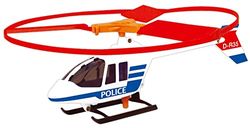 Paul Günther 1684 - Helicóptero de policía, helicóptero de policía con manivela de Arranque rápido, Listo para despegar inmediatamente, diámetro del Rotor Aprox. 27 cm
