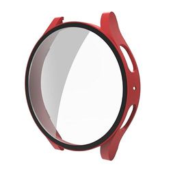 System-S Beschermhoes Case 44 mm van PC voor Samsung Galaxy Watch 5 4 in rood, rood, Eine Grösse