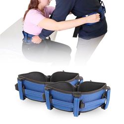 PEPE Mobility - Transferriem met 7 handgrepen, transferhulp bed rolstoel, hefhulp voor mobiliteitsbeperking (2 stuks)