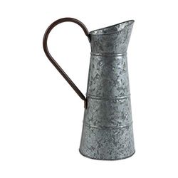 DII Z02277 Vase arrosoir Rustique en métal galvanisé avec poignée 26 x 40 cm