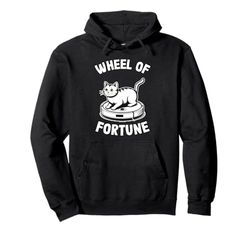 Wheel Of Fortune Robot Vacuum Cleaner Funny Cat Pullover Hoodie