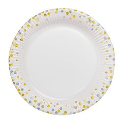 Talking Tables Stijlvolle wegwerp papieren borden perfect voor verjaardag bruiloft BBQ's picknick betaalbaar servies elegant en handig: 23 cm Pack van 10