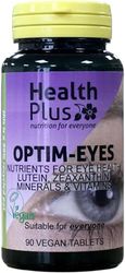 Health Plus Optim-Eyes : Vision and Eye Health : 90 Tablets, in a Planet-Friendly 99% Recycled Pot