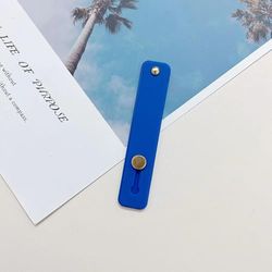 Anybase Support de Prise en Main pour téléphone Portable, Bande de préhension rétractable, Compatible avec la Plupart des Smartphones, Bleu Roi