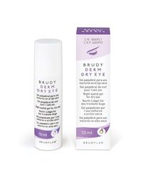 BRUDYLAB - Brudy Derm Gel Yeux Secs 10 ml - Gel Hydratant de Nuit pour la Peau des Paupières - Soin des Yeux Secs - Hydrate et Décongestionne la Peau des Paupières